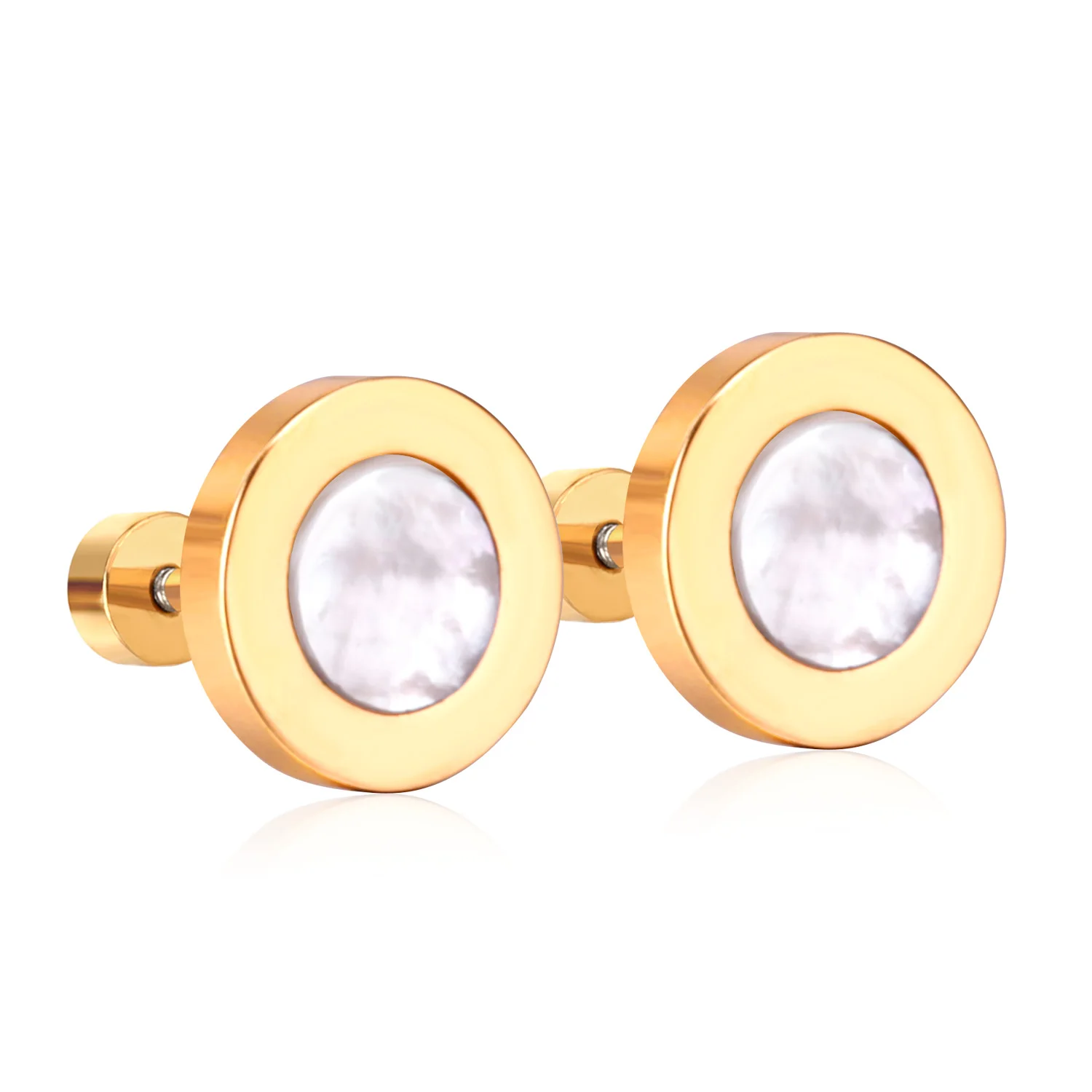 

2020 Ason stud earrings stainless steel jewelry design for women and girls in wholesale price 18k gold stud earrings