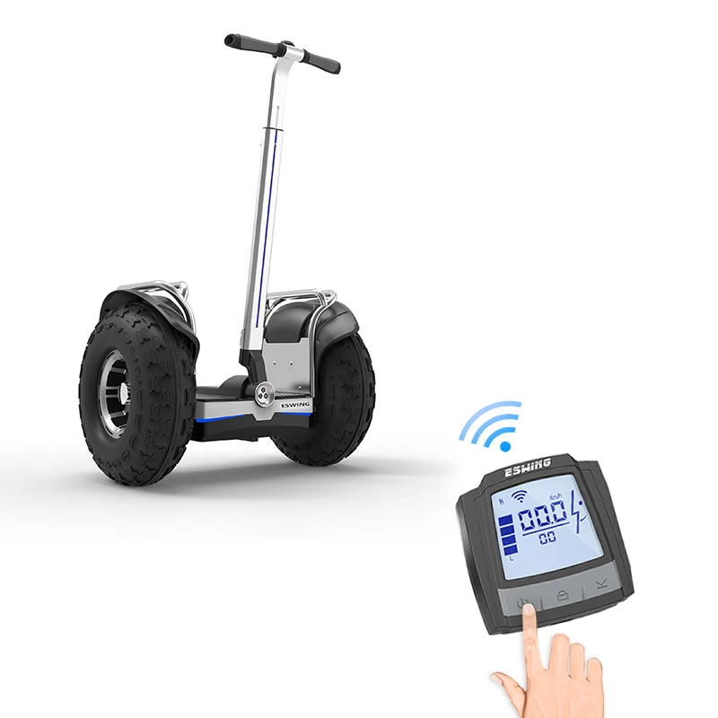 

ESWING Two rounds Self Balancing Electric Scooter LCD ES6+ Remote control