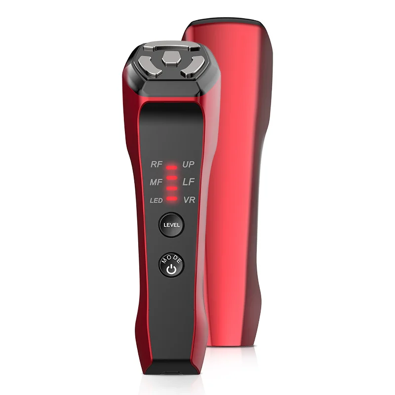 

Portable Pore Shrinkage Lifting Facial Products Rf Equipment Beauty Personal Care Face, Blue,red,white