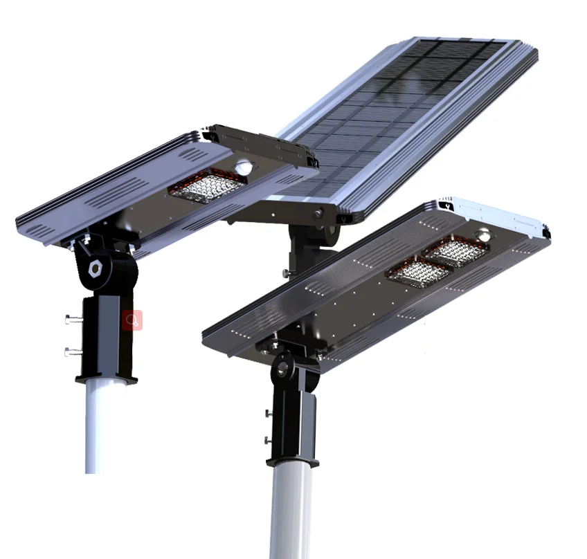 Factory direct price 10w-150w USA AI Tech solar powered integrated All in one led solar street outdoor led light with DC port