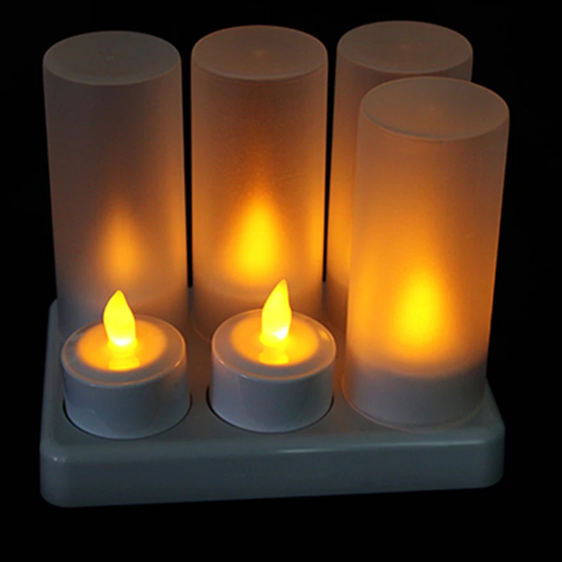 Rechargeable LED Tea Light candles wholesale for restaurant decoration