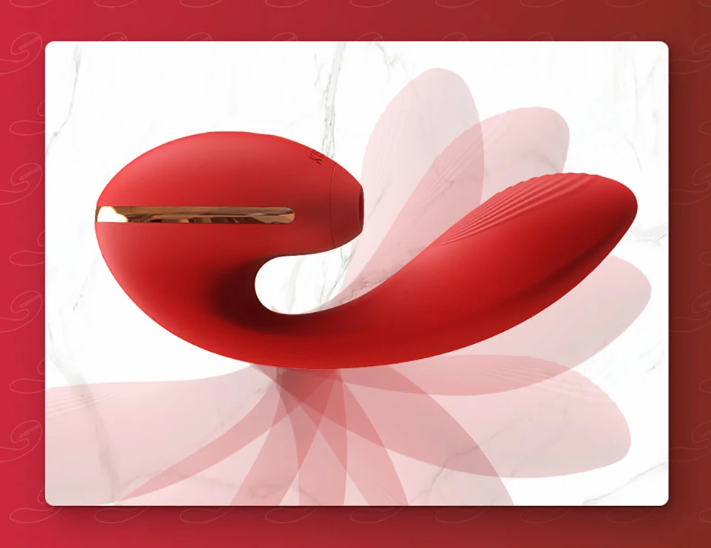 2 In 1 Wearable Heating Vibrator Sucking G Spot Clitoris Stimulation
