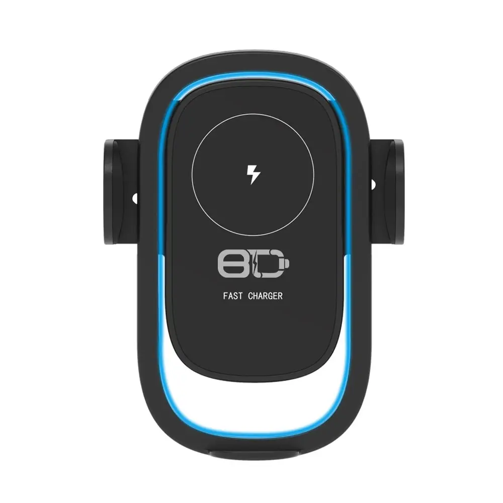 

15W Customized Touch Control Infrared Sensor Automatic Clamping Mount Wireless Car Charger 15W Qi Fast Charger For Iphone 12