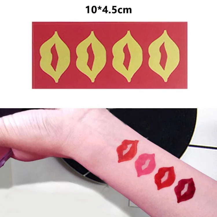 

Makeup Stencil Swatch Sticker Various Shapes Swatch Stencils Makeup Artist Supplies Beauty Supply