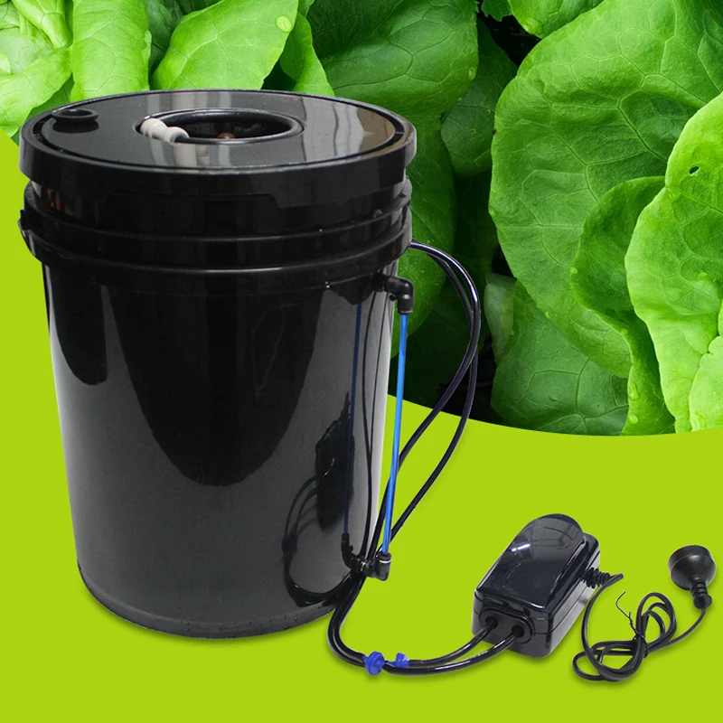 

DWC and water drip growing Hydroponic system 20L clone Bucket