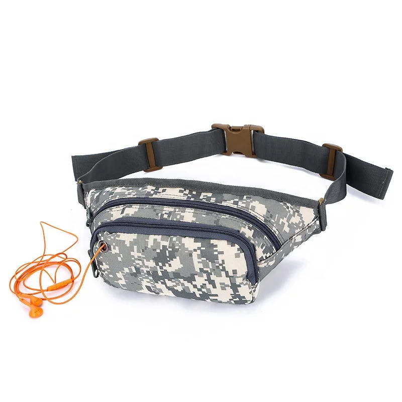 

AJOTEQPT Camouflage outdoor sports and leisure running waist bag, 7 colors