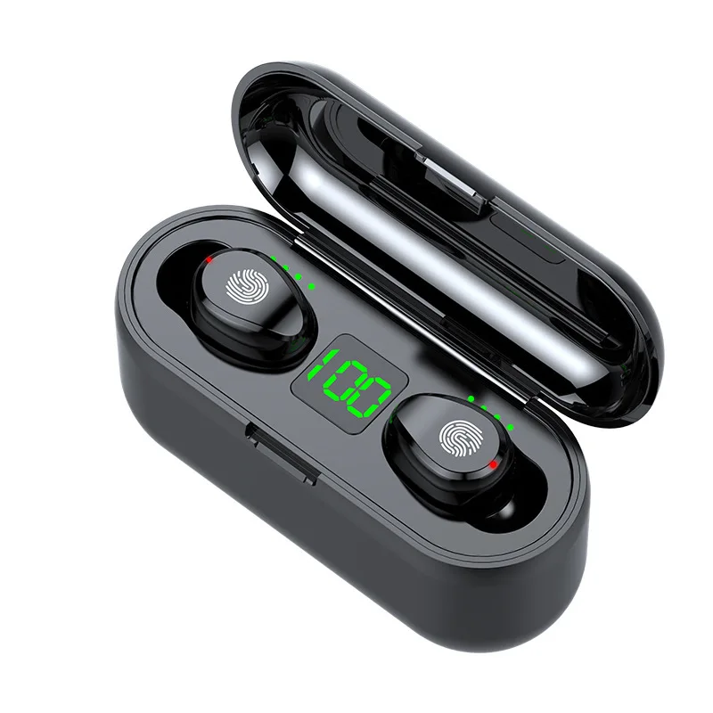 

factory price noise cancelling BT F9 TWS series wireless earbuds