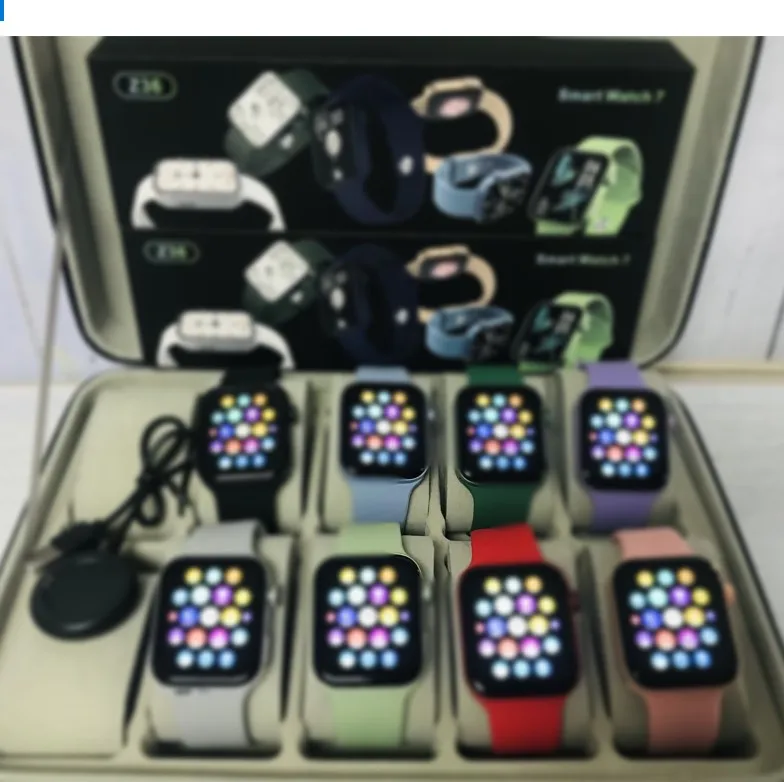 

Series 7 2022 New Arrival 1.7 Inch Large Screen BT Call Waterproof Heart Rate Blood Pressure Z36 Series 7 Smart Watch