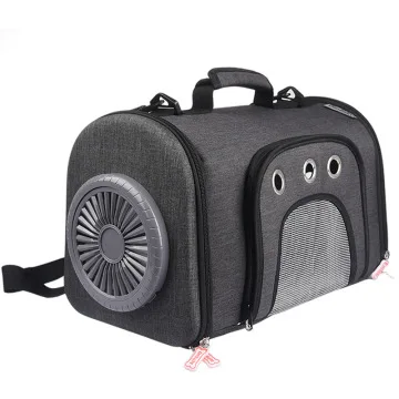 

Advocator OEM/ODM Outdoor travel summer luxury pet carrier bag with a cool fan for your small dog and cat, Customized color