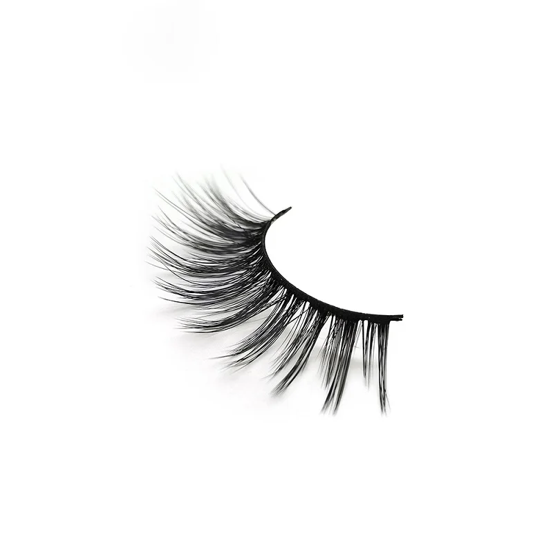 

Thick Eyelashes Custom 25mm eyelashes Vendor packaging Box label print your own logo, Black color