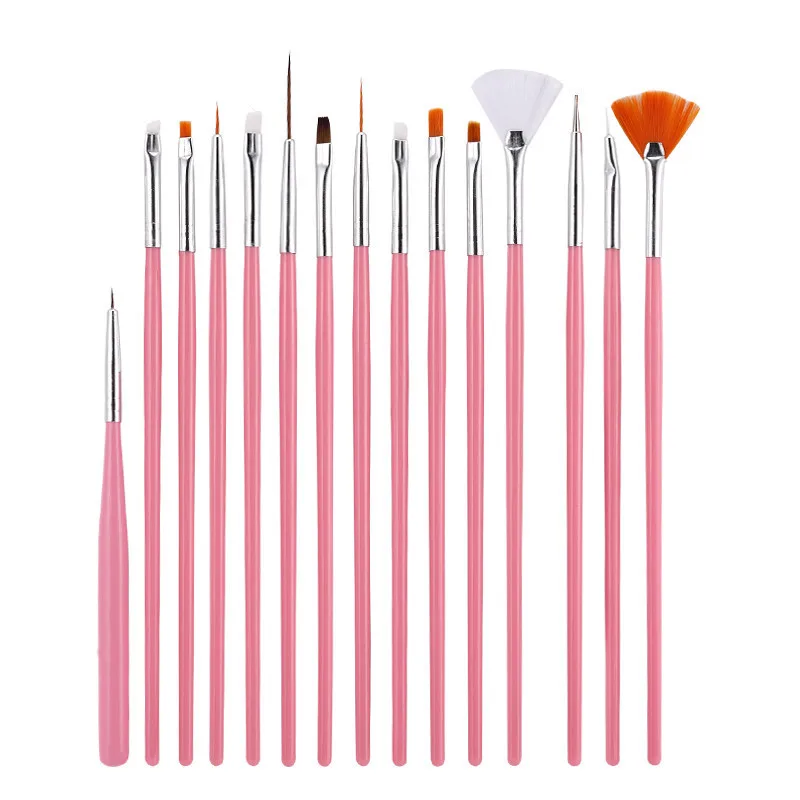 

French Light Therapy Pen Nail Supplies for Professionals UV Gel Polish Brush Nail Tools Nail Art Painting Pen Set