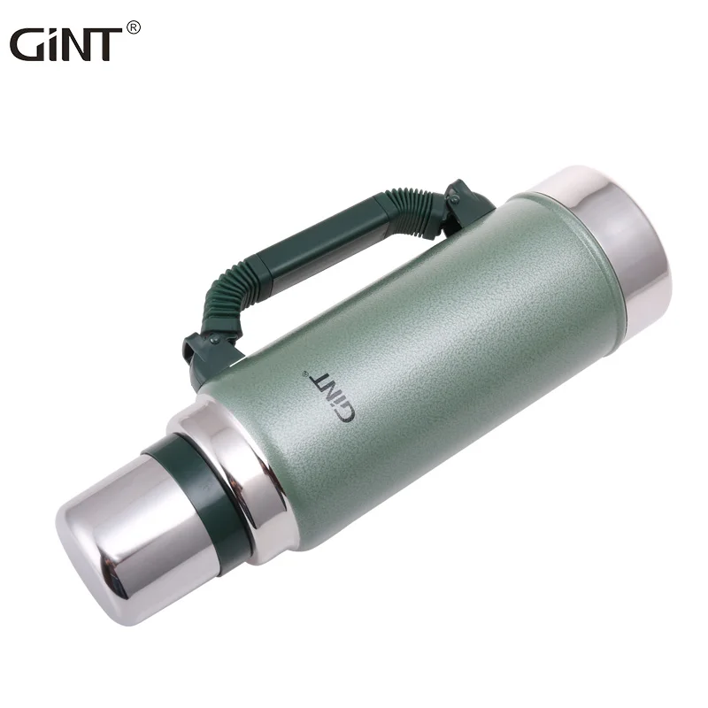 

GiNT 1.25L Factory Direct Custom Stainless Steel Camping Kettle Vacuum Flask Insulated Water Bottle for Water Drinking, Customized colors acceptable