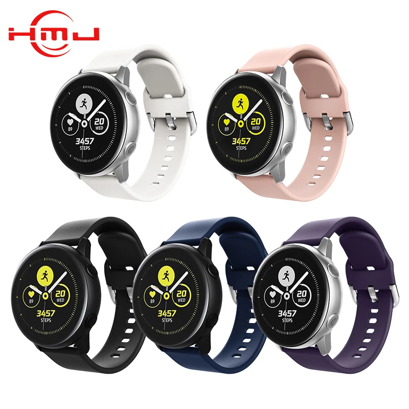 

For Samsung Galaxy Watch Active 2 galaxy watch band 42mm sports bracelet band 42mm 20mm active2, Print color