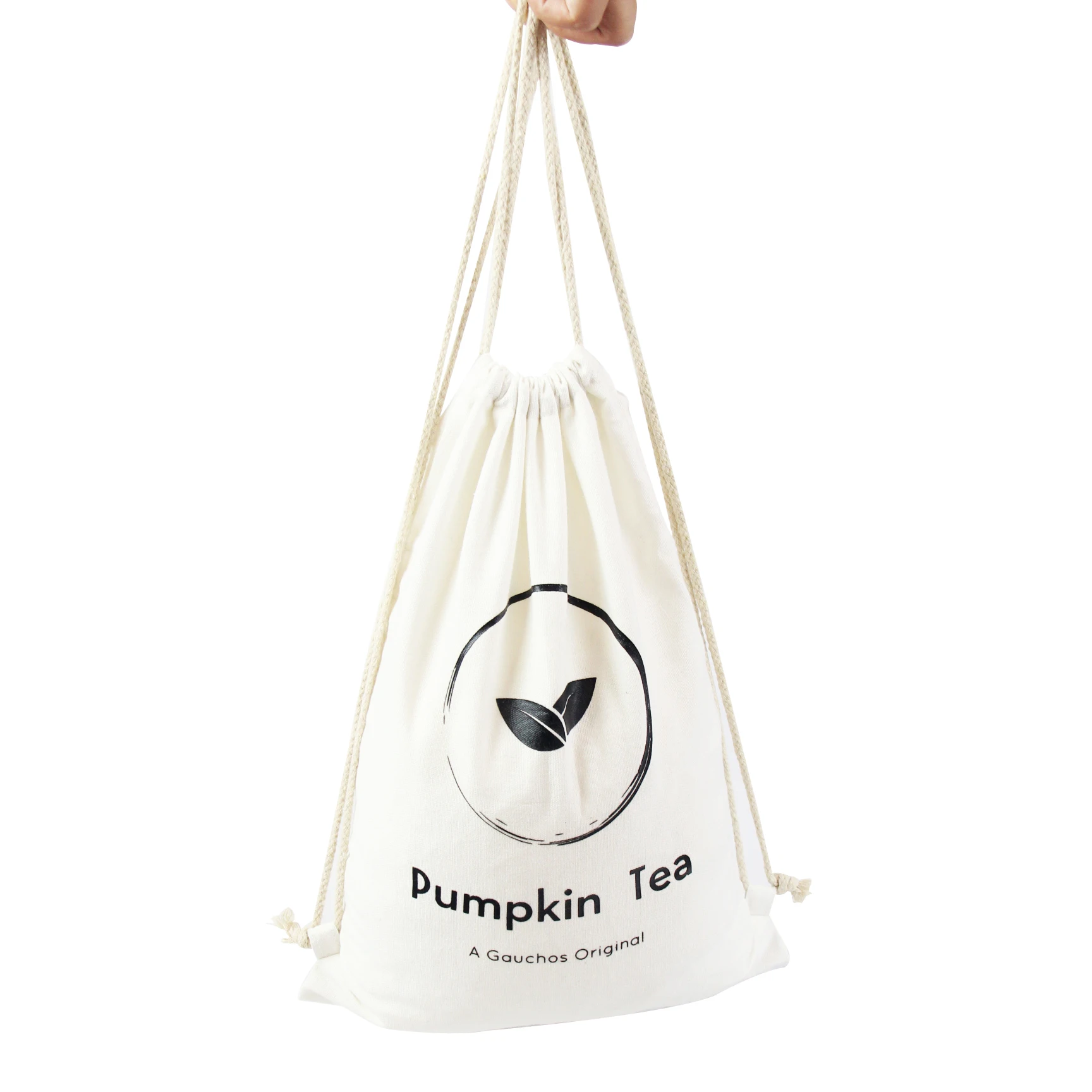 

Best Seller High quality 100% Customized cotton fabric gift bag Drawstring Bag for shopping