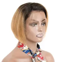 

Pixie cut human hair wig