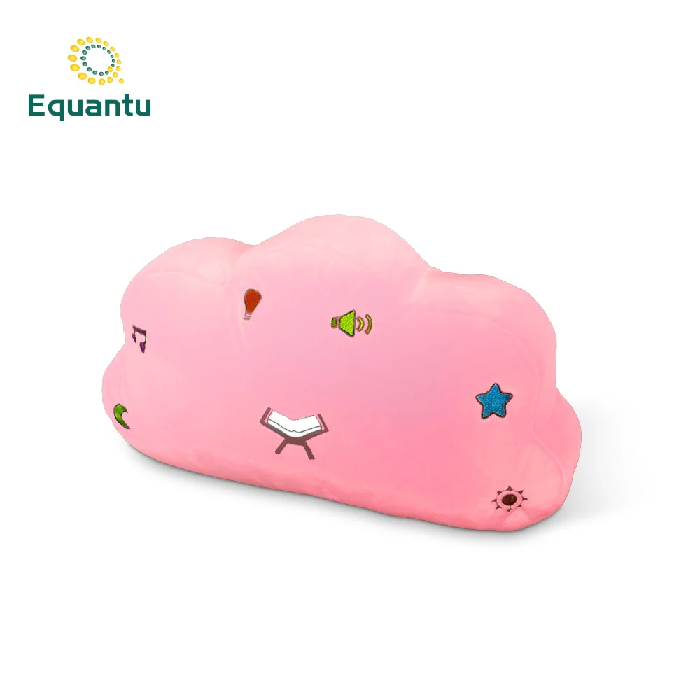 

Equantu islamic kalima muslim children dua quran speaker light pillow kids digital teaching learning quran cushion pillow
