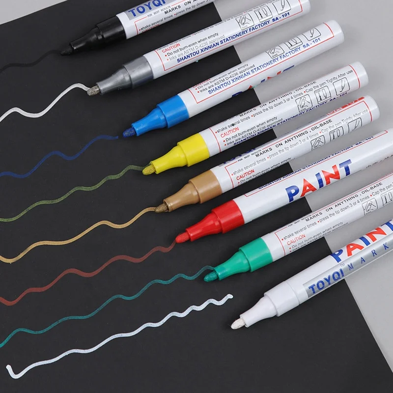 

Multi Colored Tire Repair Paint Pen Acrylic Paint Markers Set