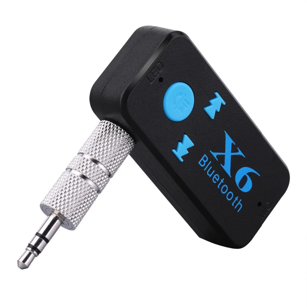 

Pixlink X6 Bluetooth 5.0 Receiver 3.5mm AUX Car Stereo Audio Music with Microphone HandFree Wireless Adapter Support TF Card