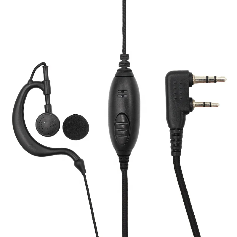 

EH4 two way radio 1wire braided surveillance kit earpiece