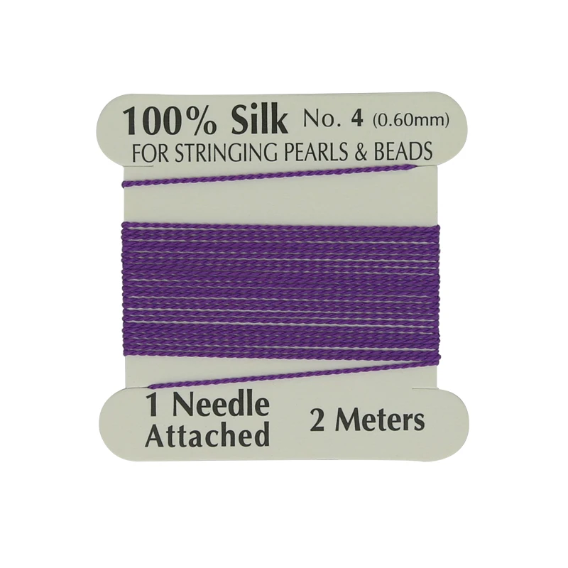 

Hobbyworker  Handmade Customizable 100% Natural Plum Silk Cord