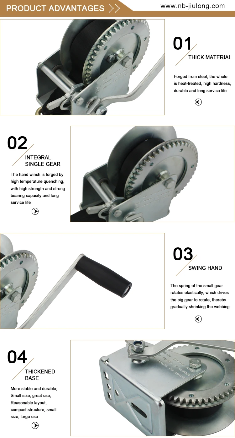 1200lbs3000lbs Small Hand Anchor Winch Products from Ningbo Jiulong