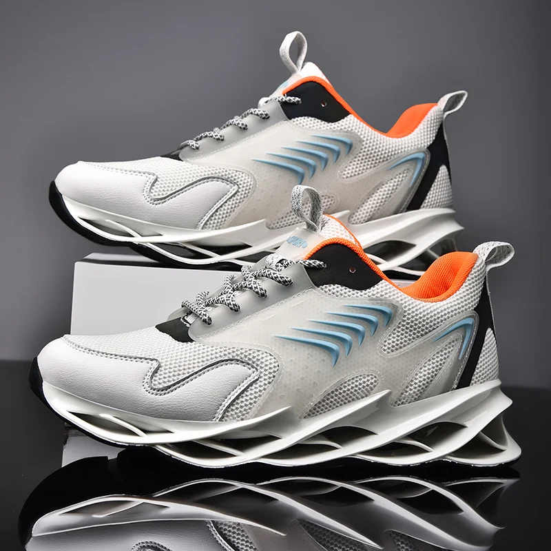 

Blade men's shoes new sports shoes men's shark surface luminous running shoes, 2 colors