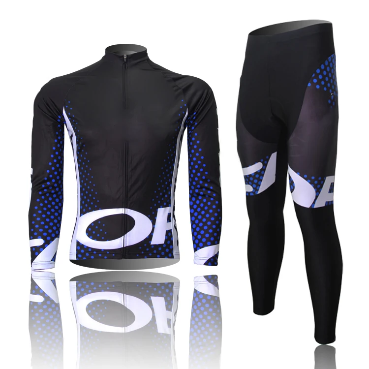

Wholesale Long Sleeve Cycling Jersey And Pants Set Men Quick Dry Bicycle Cycling Clothing Mens Cycling Jersey set, Customized color