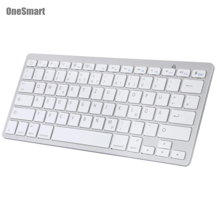 

Christmas gift mini wireless keyboard 78 keys Hot Sale computer tablet pc German keys gaming keyboard for iPad