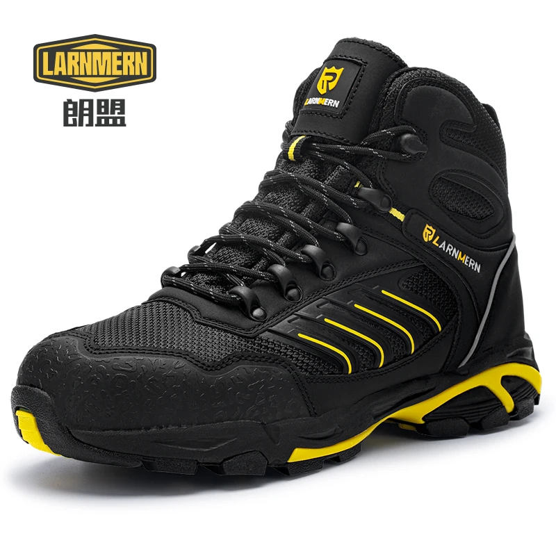 

LARNMERN OEM/ODM Steel Toe Skate Shoes Breathable Work shoes Anti-smashing Anti-puncture Safety Shoes SRA Anti-slip