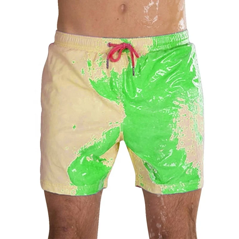 

Sublimation Trunks Swim Custom Trunk Blank Swimtrunk Change Beach Colour Changing Shorts, Picture