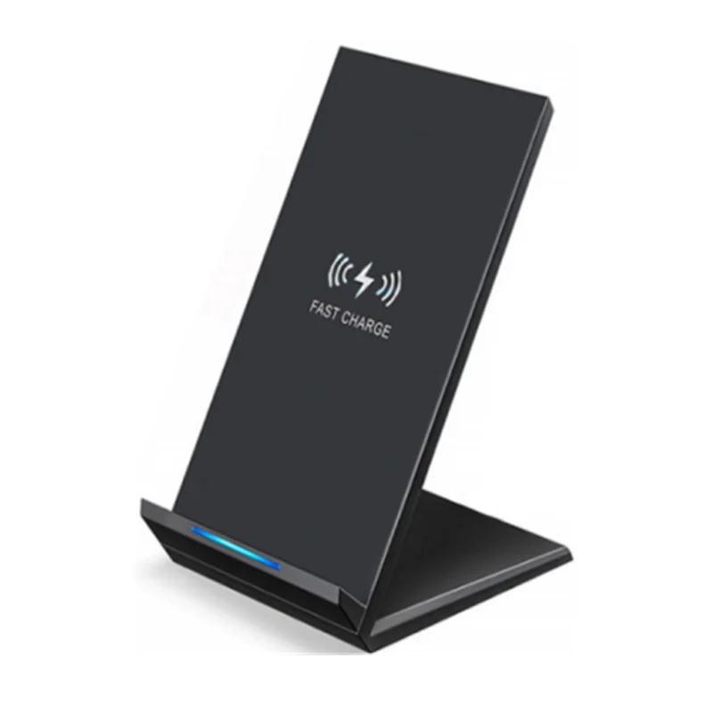 

Universal Wireless Charger 10W Qi Quick Charger Stand Fast Charging Dual Coil Type-C Port Wireless Phone Charger