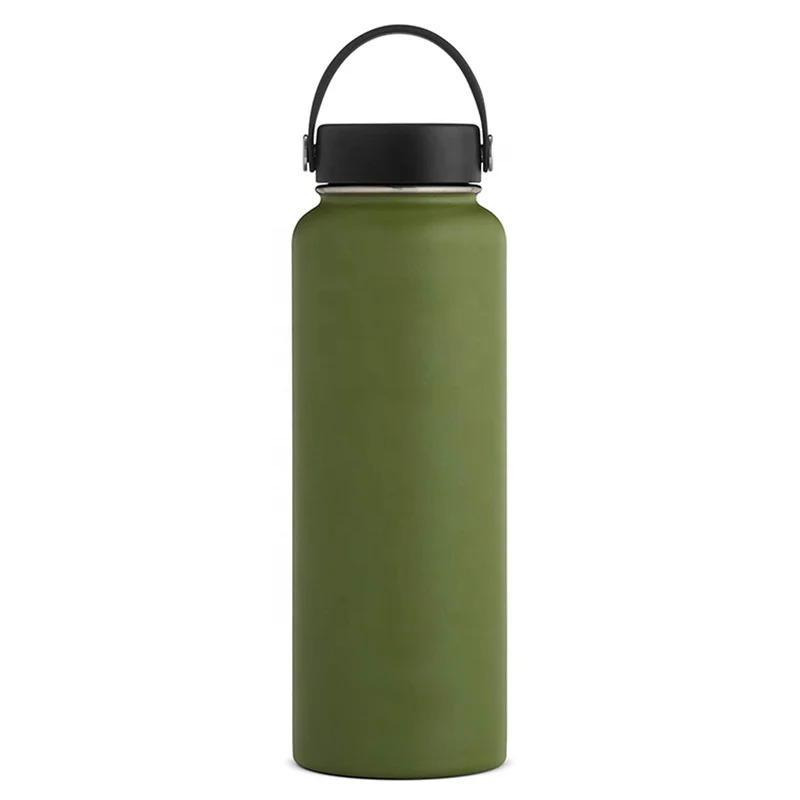 

New Hydroflask water bottles hydro vacuum flask sports 40oz thermos custom logo and colors stainless steel with different lids, Customized colors