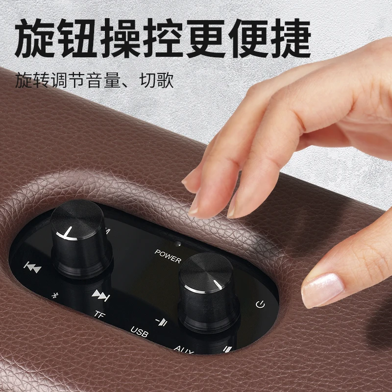 2020 New Leather Mini Wireless 4.2 Speaker Portable Design - ANKUX.COM