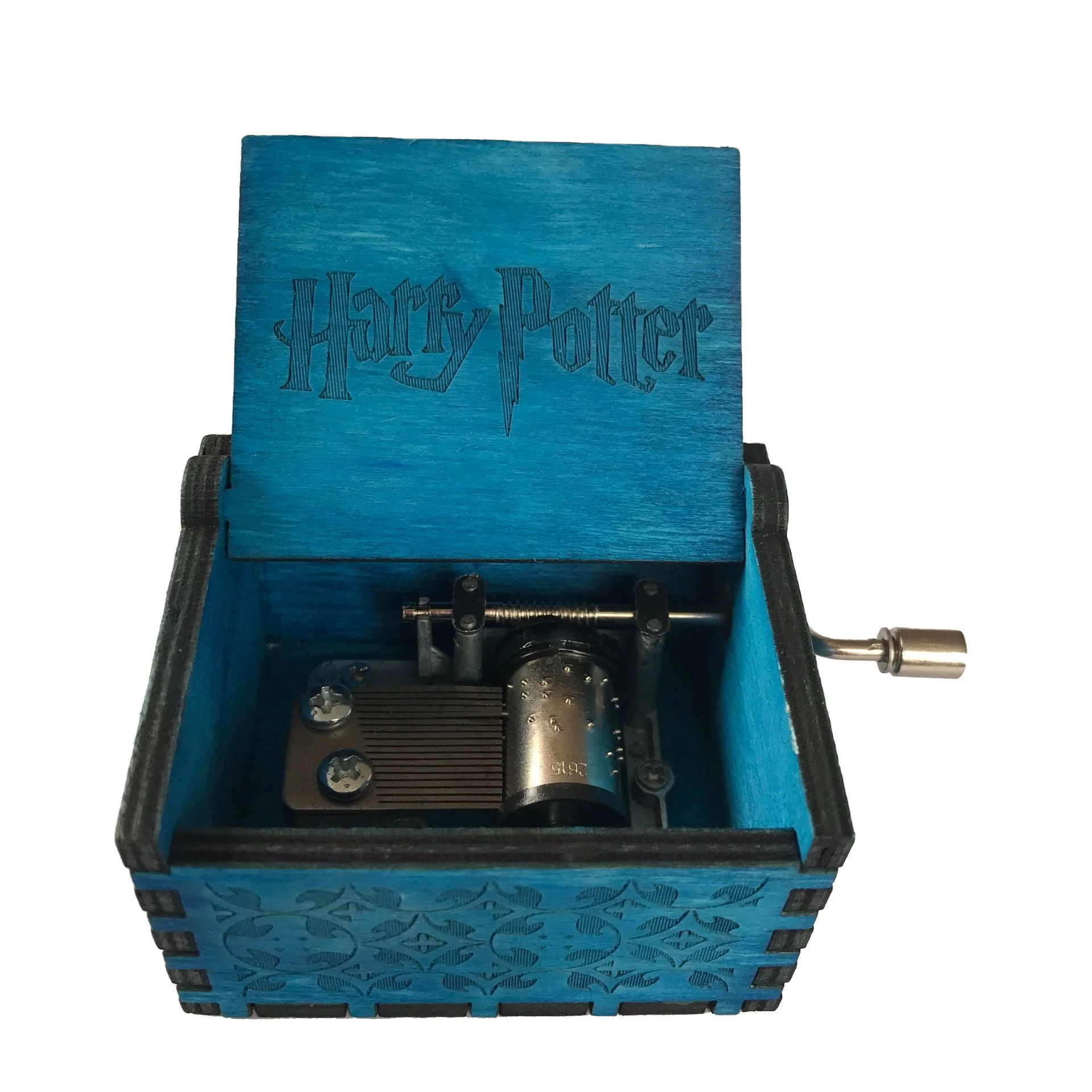 

Handmade classical music box hand-waving wooden music box as kid's gift