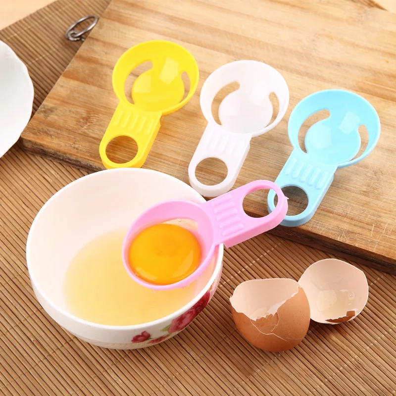 

1Pc Creative Color Short-handed Egg White Separator Egg Processing Egg Dispenser Kitchen Baking Tools Kitchen Accessories.Q, As photo