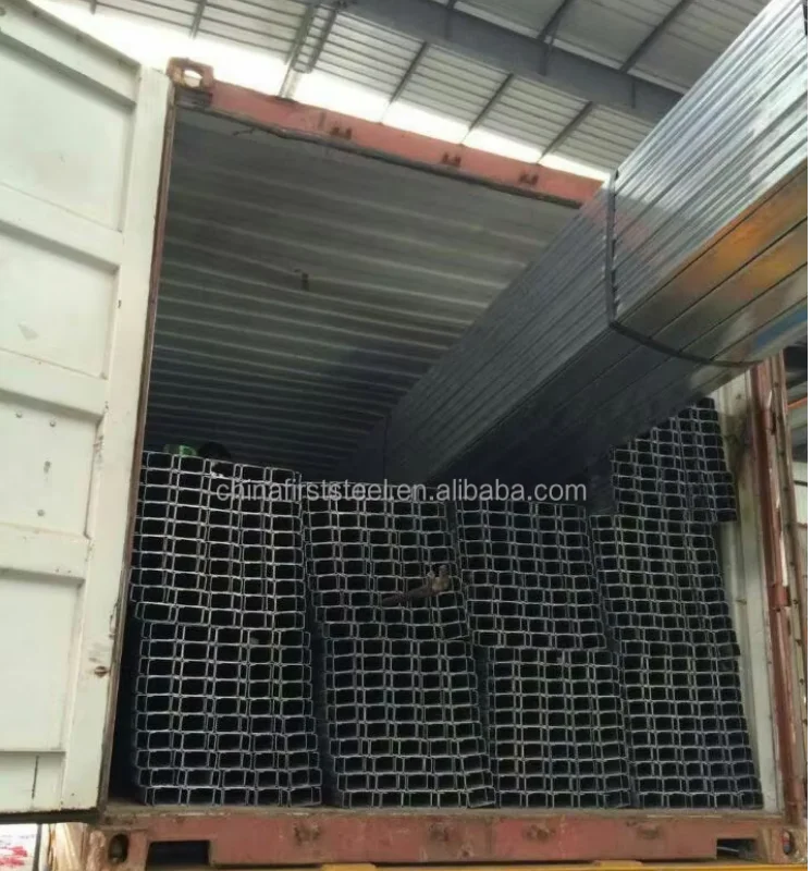 Astm A36 Ss400 S275jr Metal Galvanized Steel 40*40mm c Shaped Steel Channels Purlin Prices List