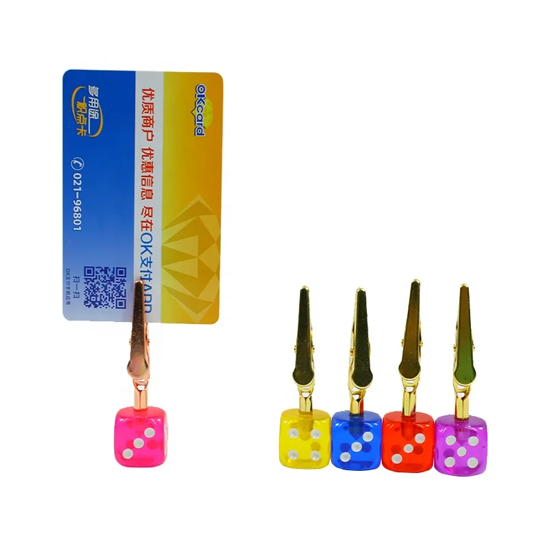 

UKETA new launched dice design roach clippers holder debit card grabber for long nails, Colorful