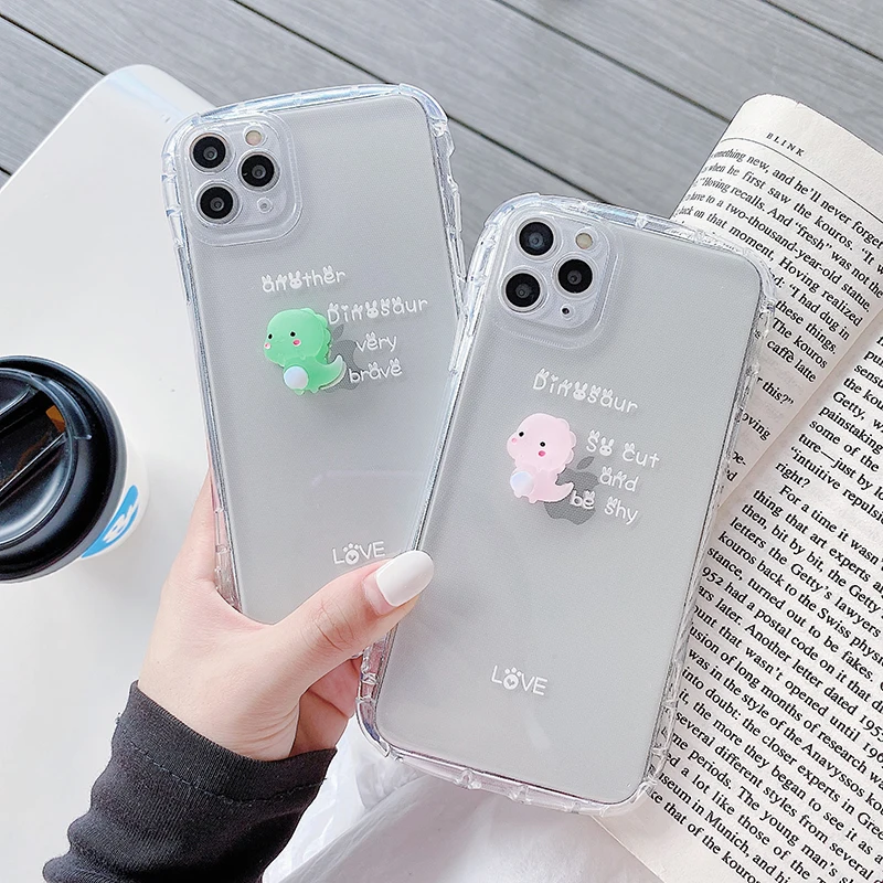 

3D Dinosaur Clear Phone Case Cell Phone Case for Apple iPhone