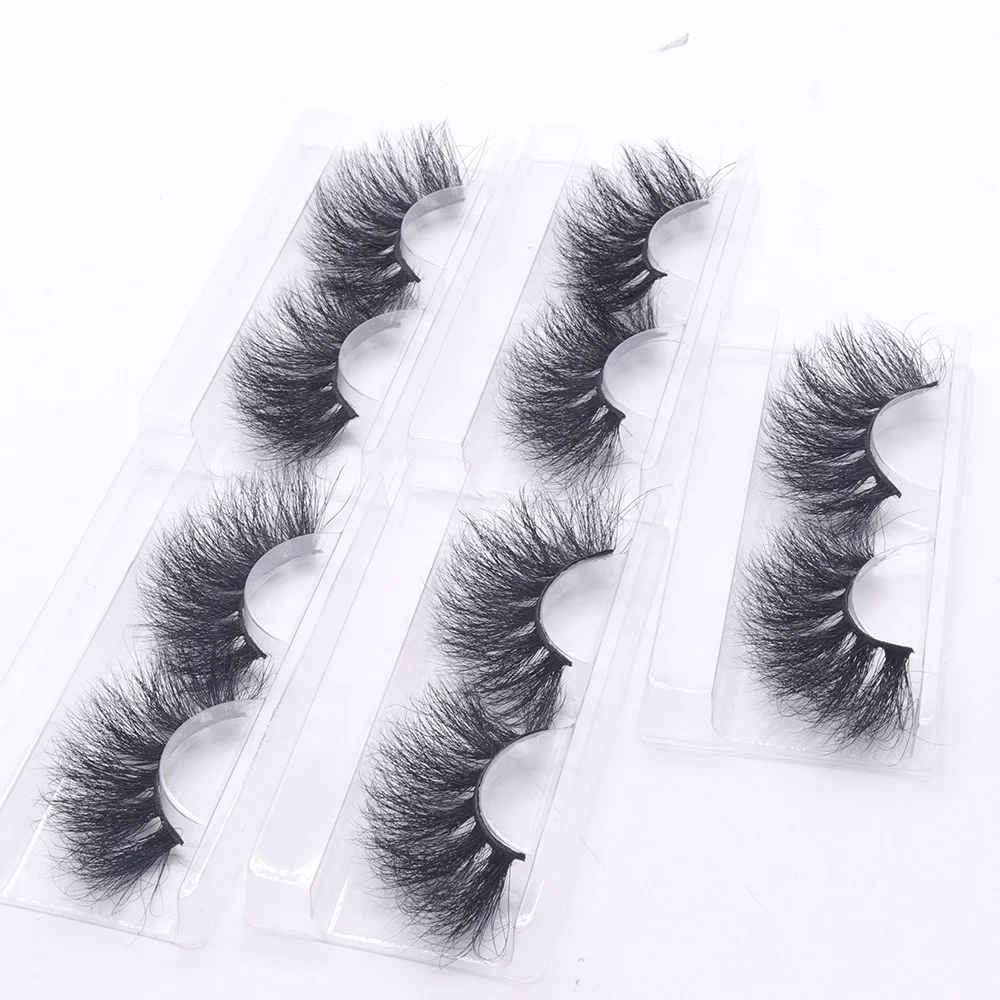 

Wholesale Best Quality 100% Real Luxury 3D Mink Lashes 25mm Siberian Mink Eyelashes Vendor 15mm eyelashes