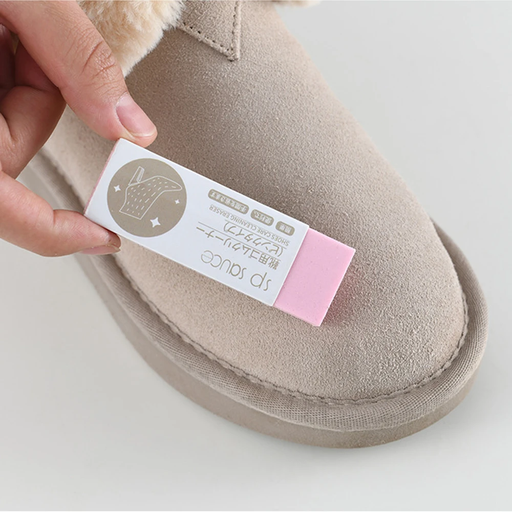 

Leather Fabric Care Shoes Care 1Pc Cleaning Eraser Suede Sheepskin Matte Leather Leather Cleaner Sneakers Care, As photo