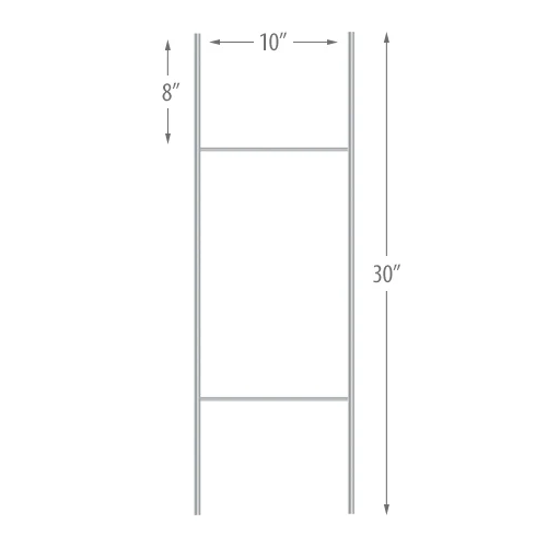 

Heavy Duty Garden H Stakes for Corrugated Plastic Yard Signs