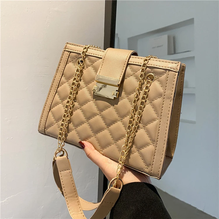 

China Supplier Alibaba Online Shop Two Tones Pu Leather PursesWomen Custom Brand Handbag, 4 colors available