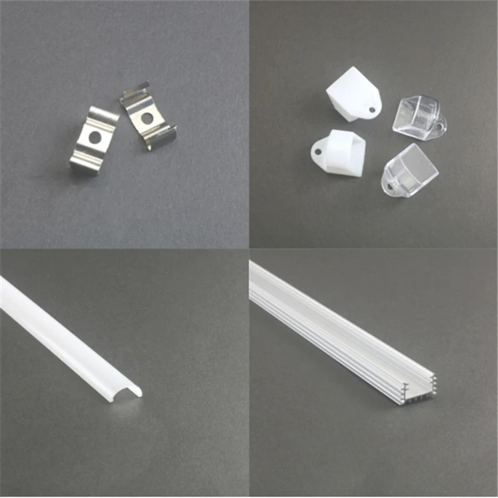 LS-009 Shenzhen Aluminum LED Channel Low Profile Housing For 12mm Pcb LED Strip Light Installation