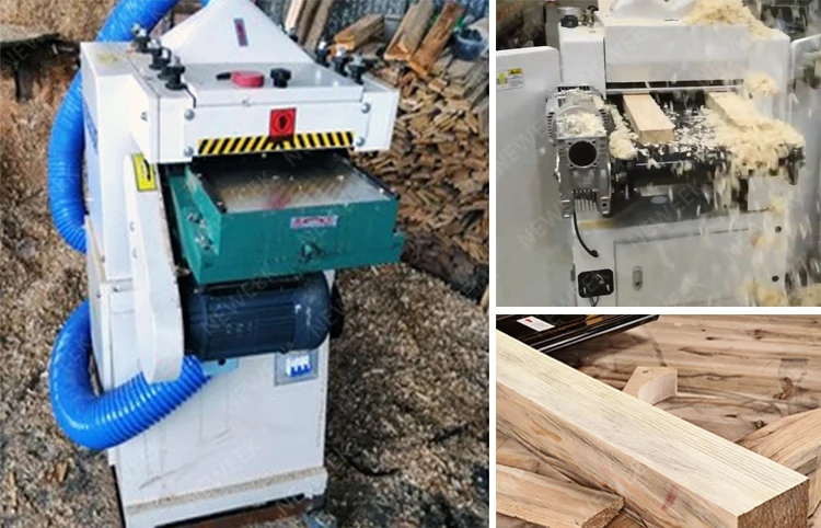 NEWEEK wood double sided planer thicknesser 800mm China wood planer machinery