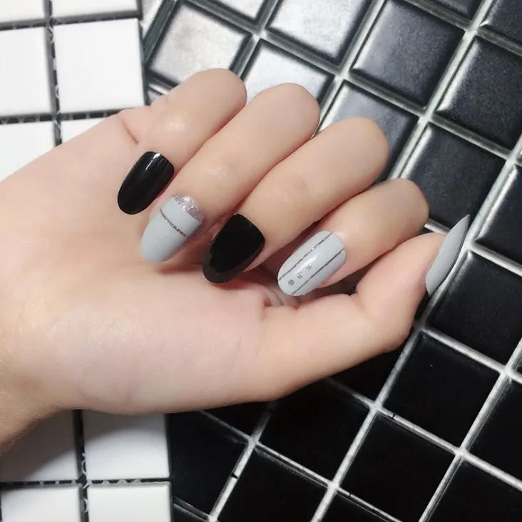 

Wholesale New Style Cheap Price Colorful Full Nail Beauty Sticker Waterproof & environmental Nail Beauty Sticker