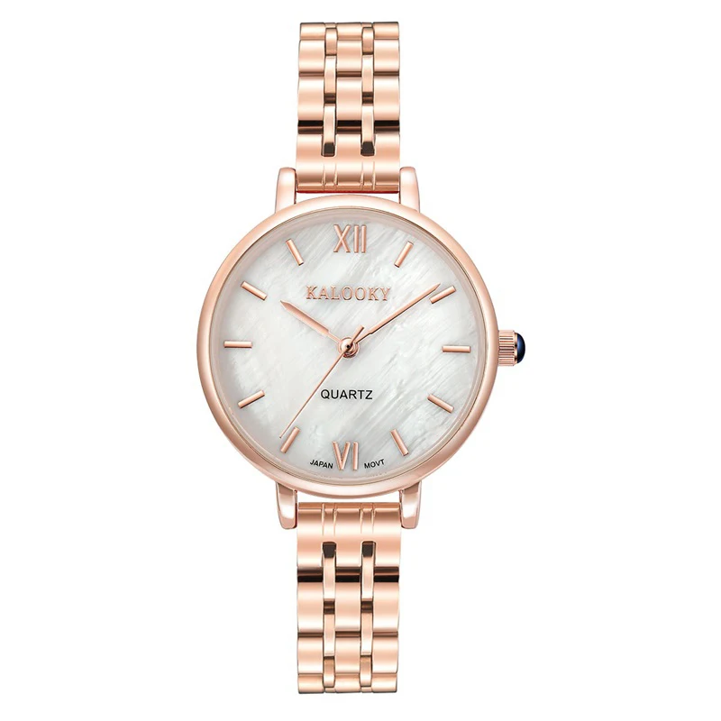 

Fashion Watch Fashion Steel Band Waterproof Quartz Women's Watch, Rose gold