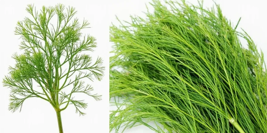 Inspirational collage of dill-related foods and decor