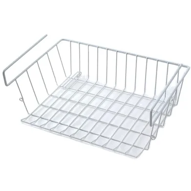 

Wrought Iron Bathroom Storage Box Kitchen Storage Mesh Basket Drain Sorting Metal Wire Basket Factory Direct Sales Cesta, 1 color