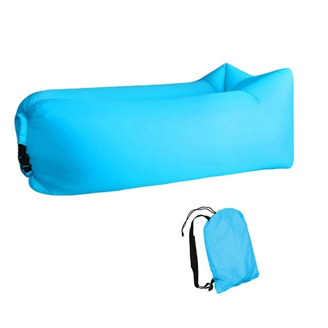 

Cool Inflatable Sleeping Bag Sofa Air Sofa Cum Bed Inflatable Brand New Inflatable Lounge Chair Sofa With Armrest, 7 colors