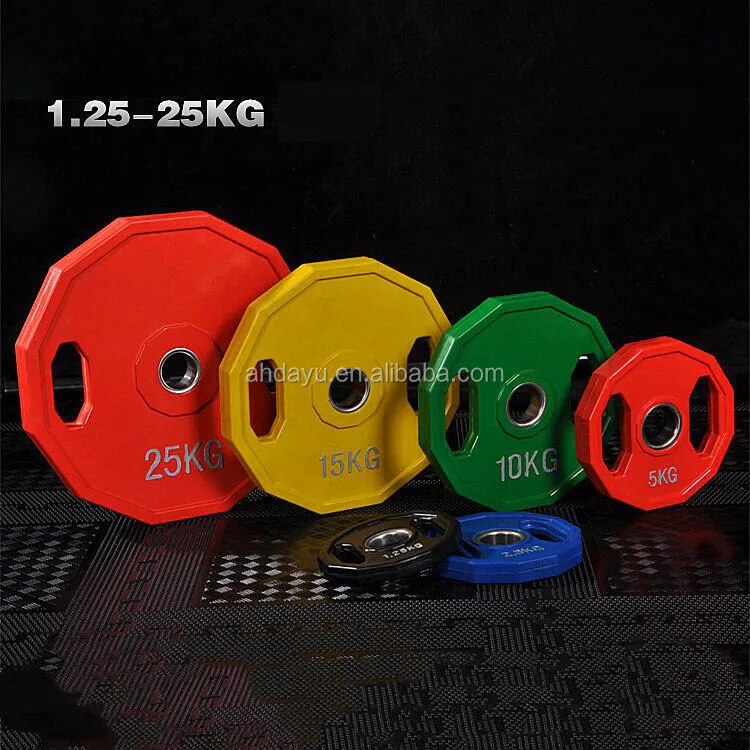 2grips Rubber Coated Weight Plate With 12 Sides/iron+rubber+metal Ring